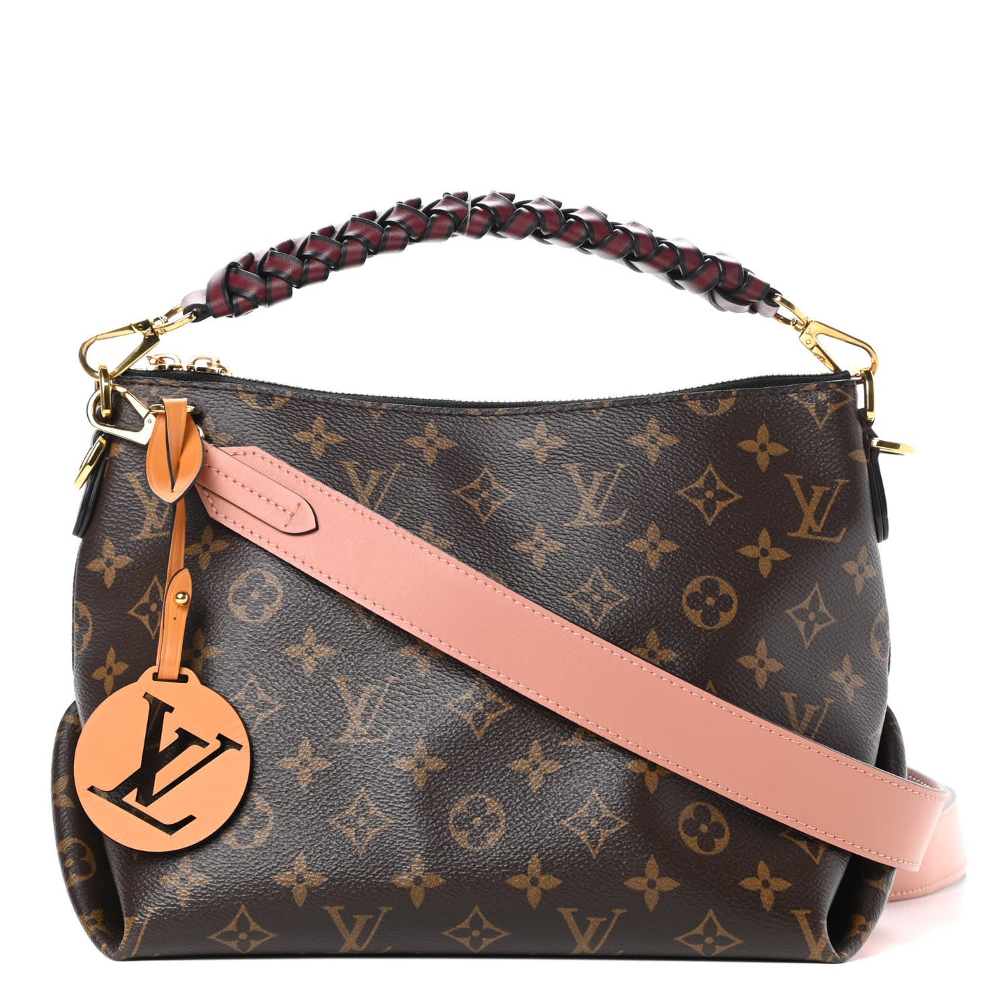 Monogram Beaubourg Hobo Mini Bordeaux Red Peach Safran Blue Jean Blue