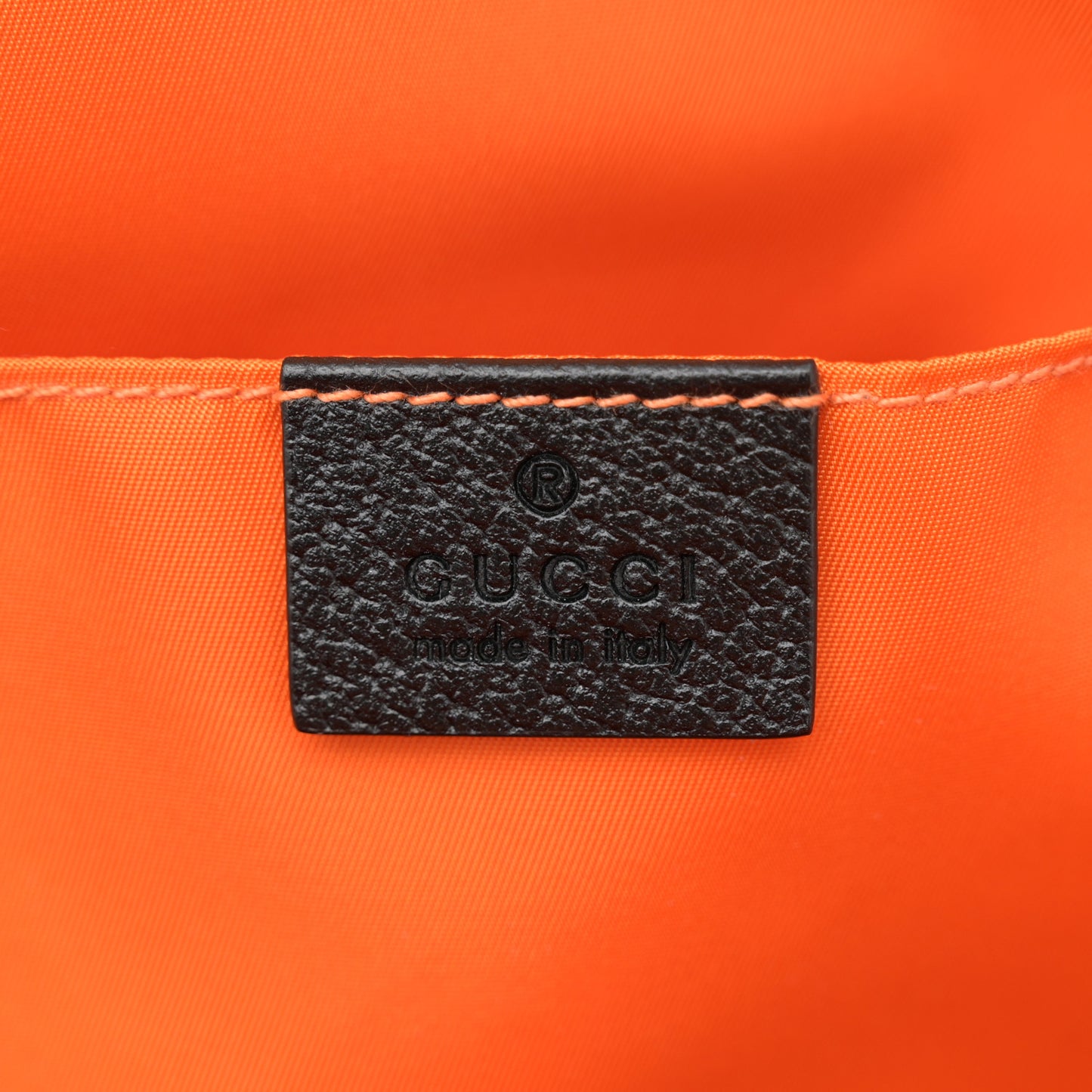 Econyl Nylon Monogram Off The Grid Backpack Carrot Orange Black