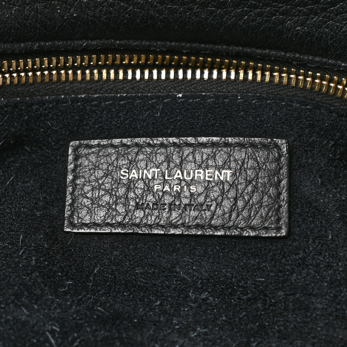 Saint Laurent Grained Deerskin Bea Tote Black 11 of 14
