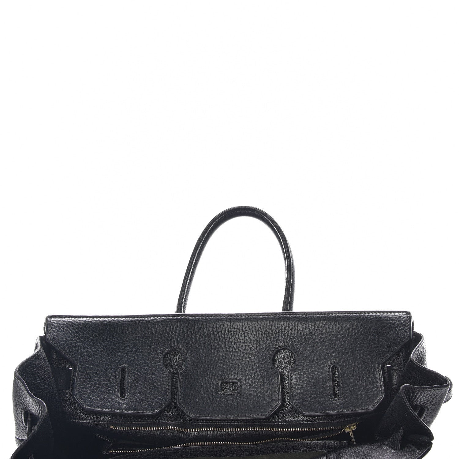 Hermes Taurillon Clemence Birkin 35 Black 13 of 42
