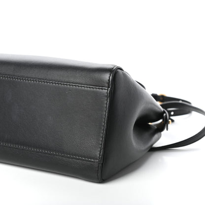 Fendi Nappa Mini Peekaboo Iconic Satchel Black 8 of 8