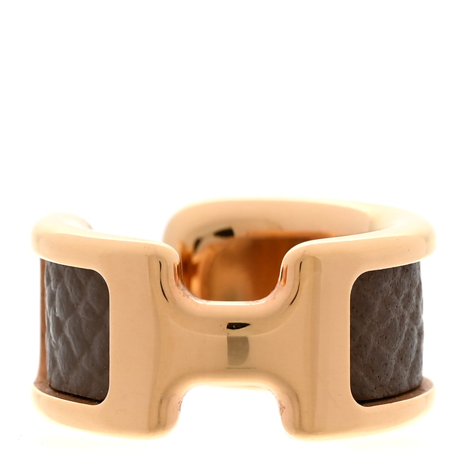 Hermes Epsom Olympe Ear Cuff PM Etoupe 1 of 4