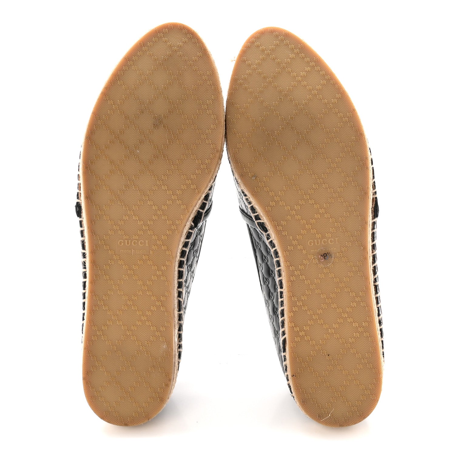 Gucci Microguccissima Signature Espadrilles 38.5 Black 6 of 9