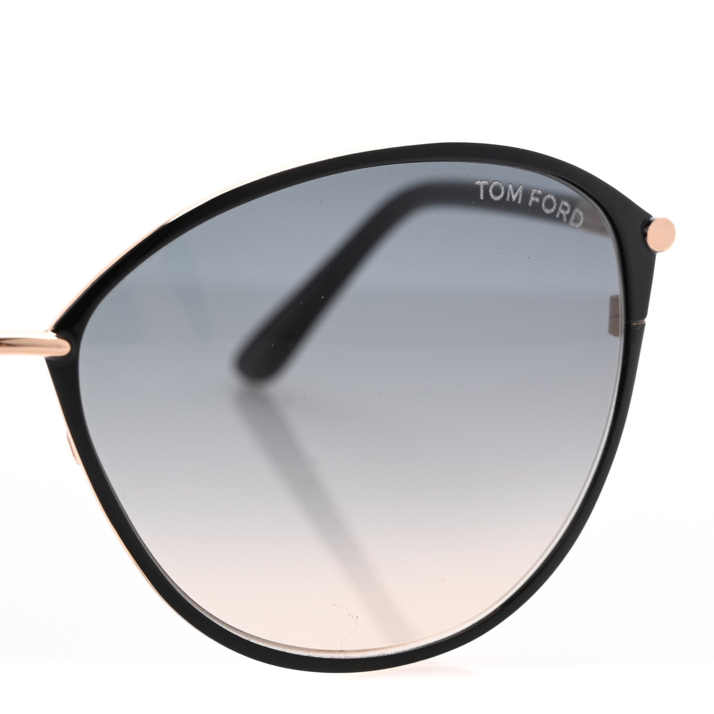 Penelope Vintage Round Sunglasses TF320 Black
