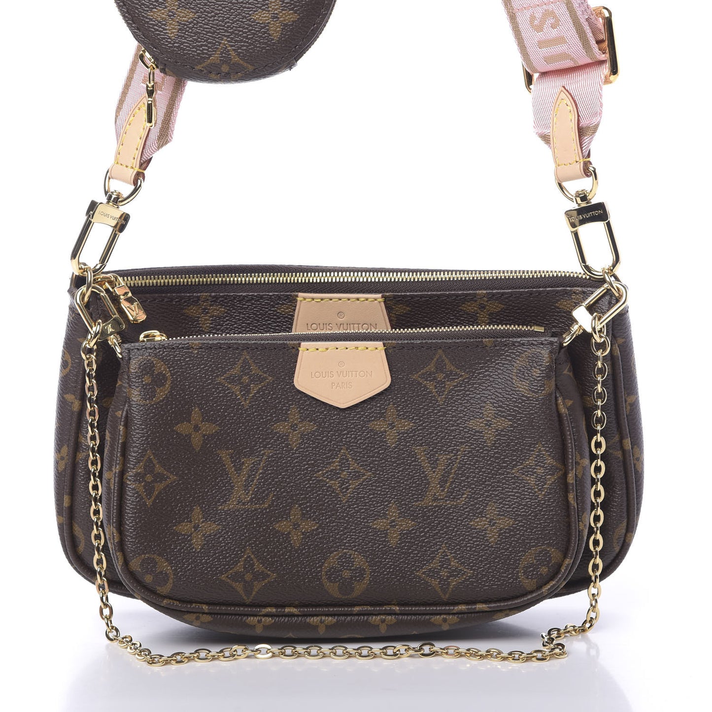 Monogram Multi Pochette Accessories Rose Clair