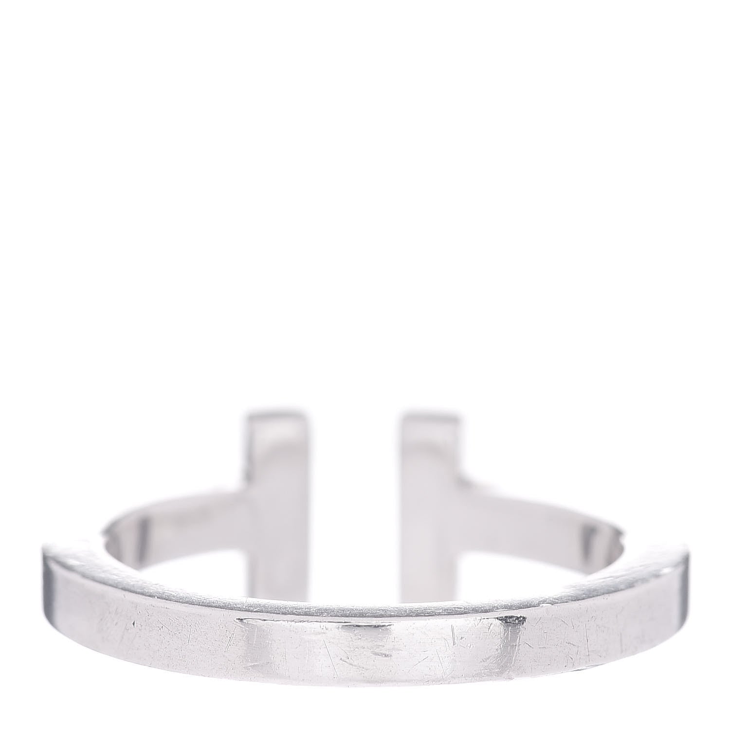 Tiffany Sterling Silver T Square Ring 58 8.5 4 of 5