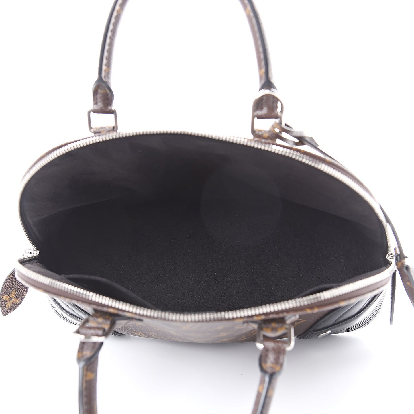 Shiny Monogram Alma PM Black