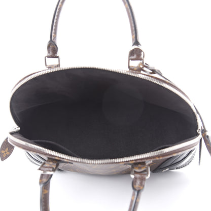 Louis Vuitton Shiny Monogram Alma PM Black 5 of 11