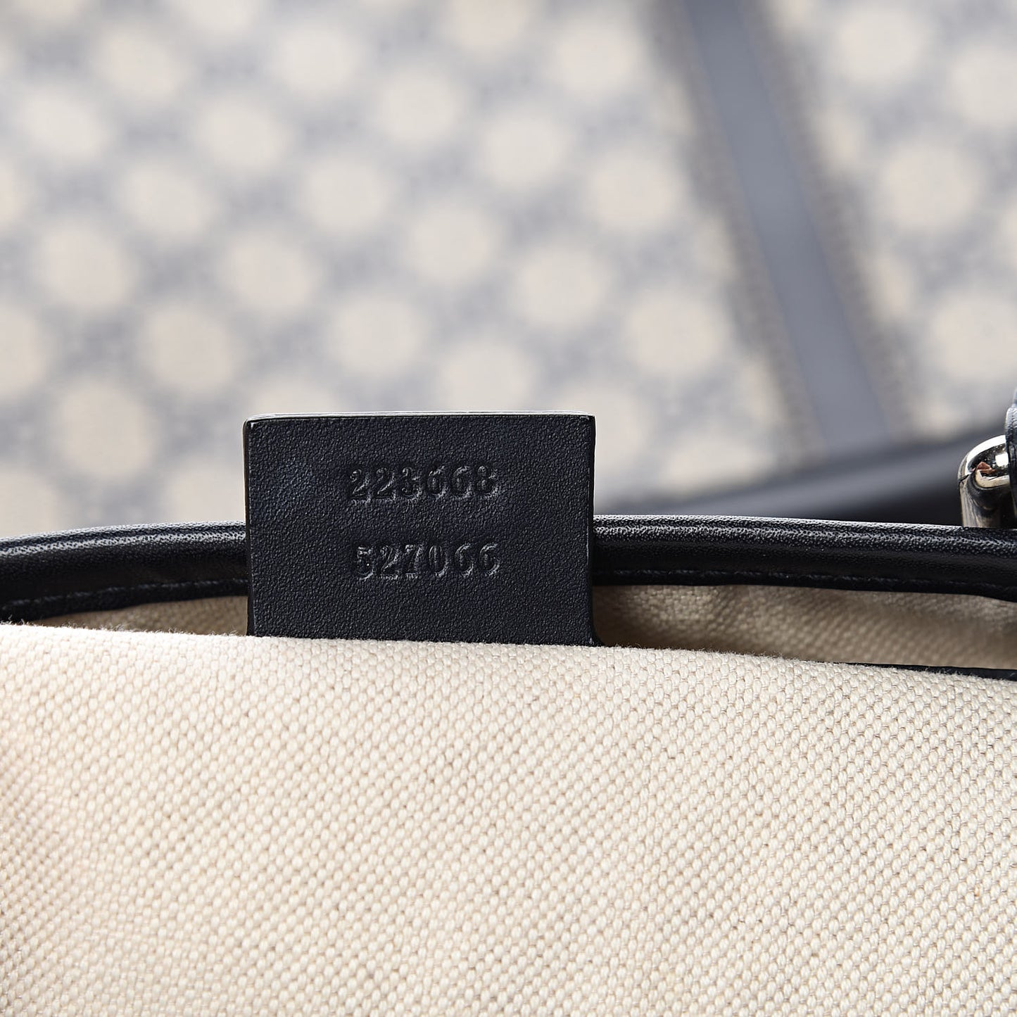 GG Plus Monogram Joy Vertical Tote Navy