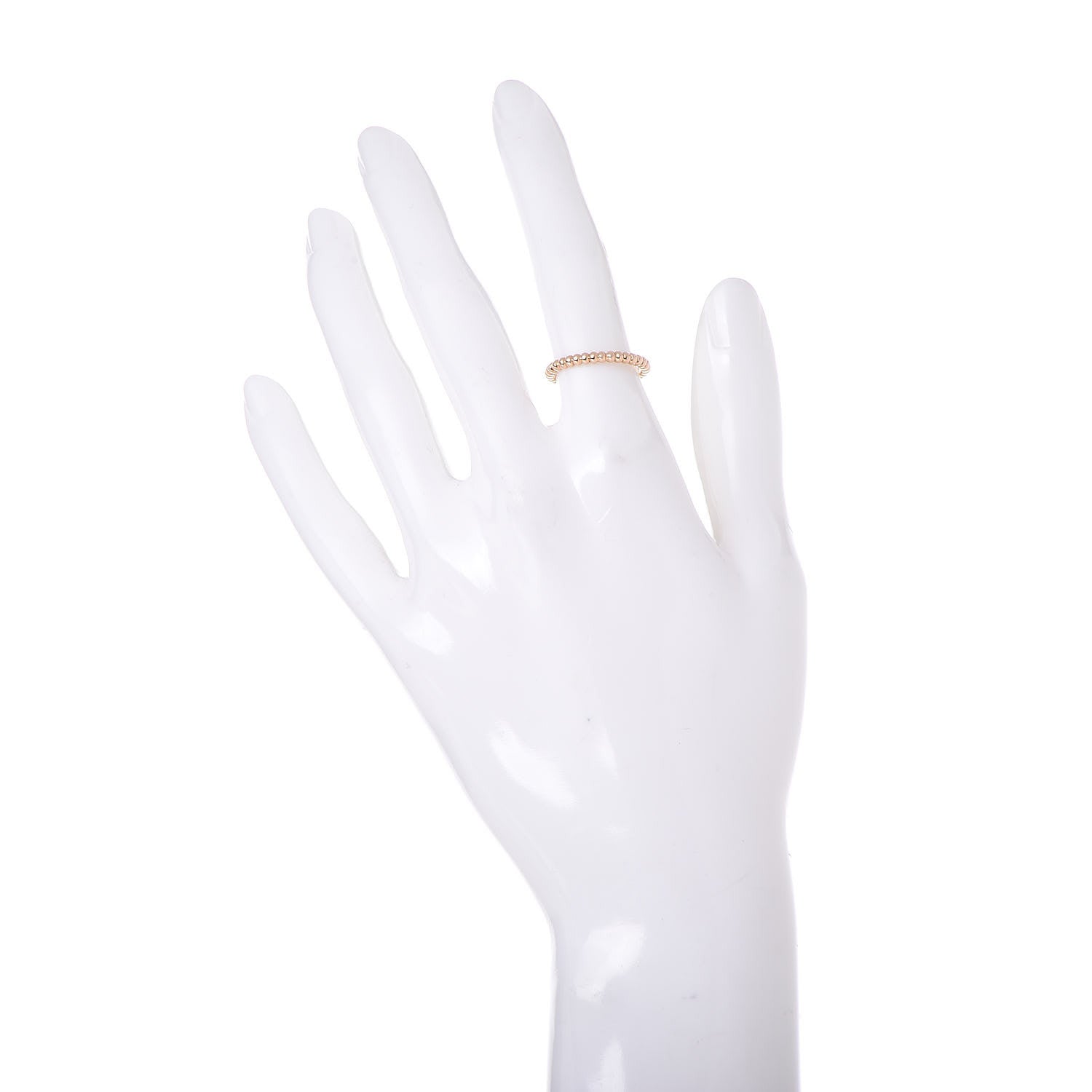Van Cleef & Arpels 18K Rose Gold Small Perlee Ring 50 5.25 2 of 4