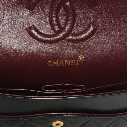 Chanel Lambskin Medium Double Flap Black 6 of 7