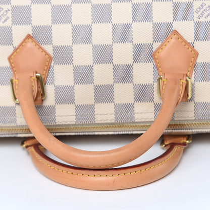 Louis Vuitton Damier Azur Speedy Bandouliere 30 11 of 19