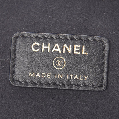Chanel Caviar Quilted Jewelry Travel Case Black 6 of 9