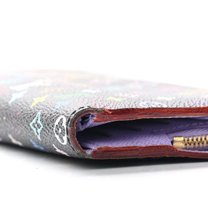 Louis Vuitton Monogram Multicolor Insolite Wallet Black Violet 9 of 11