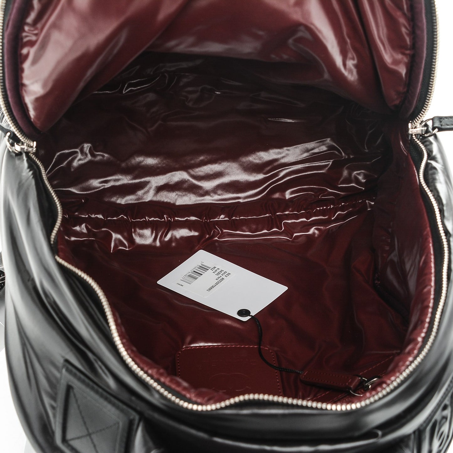 Nylon Quilted Coco Cocoon Backpack Black