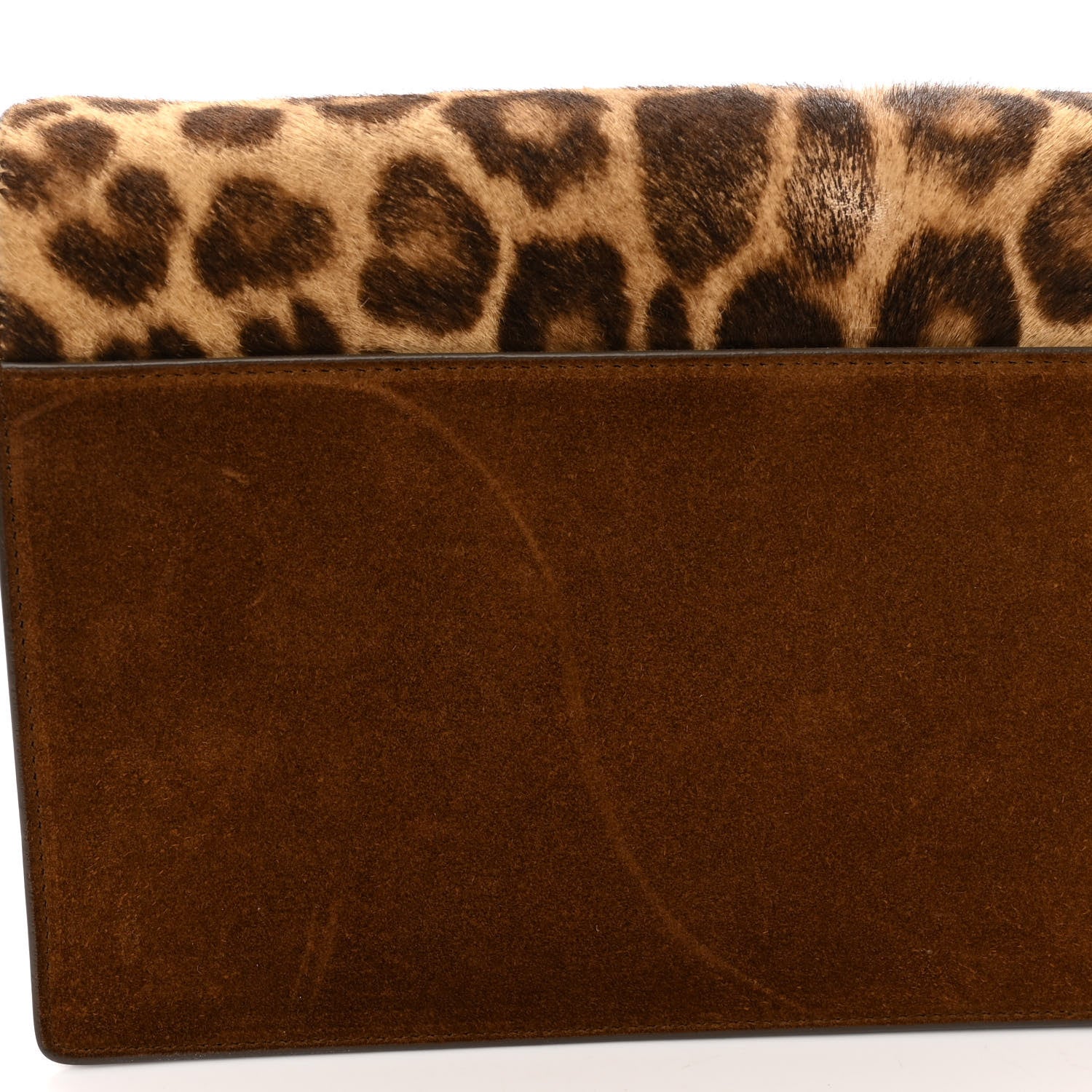 Saint Laurent Pony Hair Suede Leopard Print Medium Bellechasse Brown 10 of 13