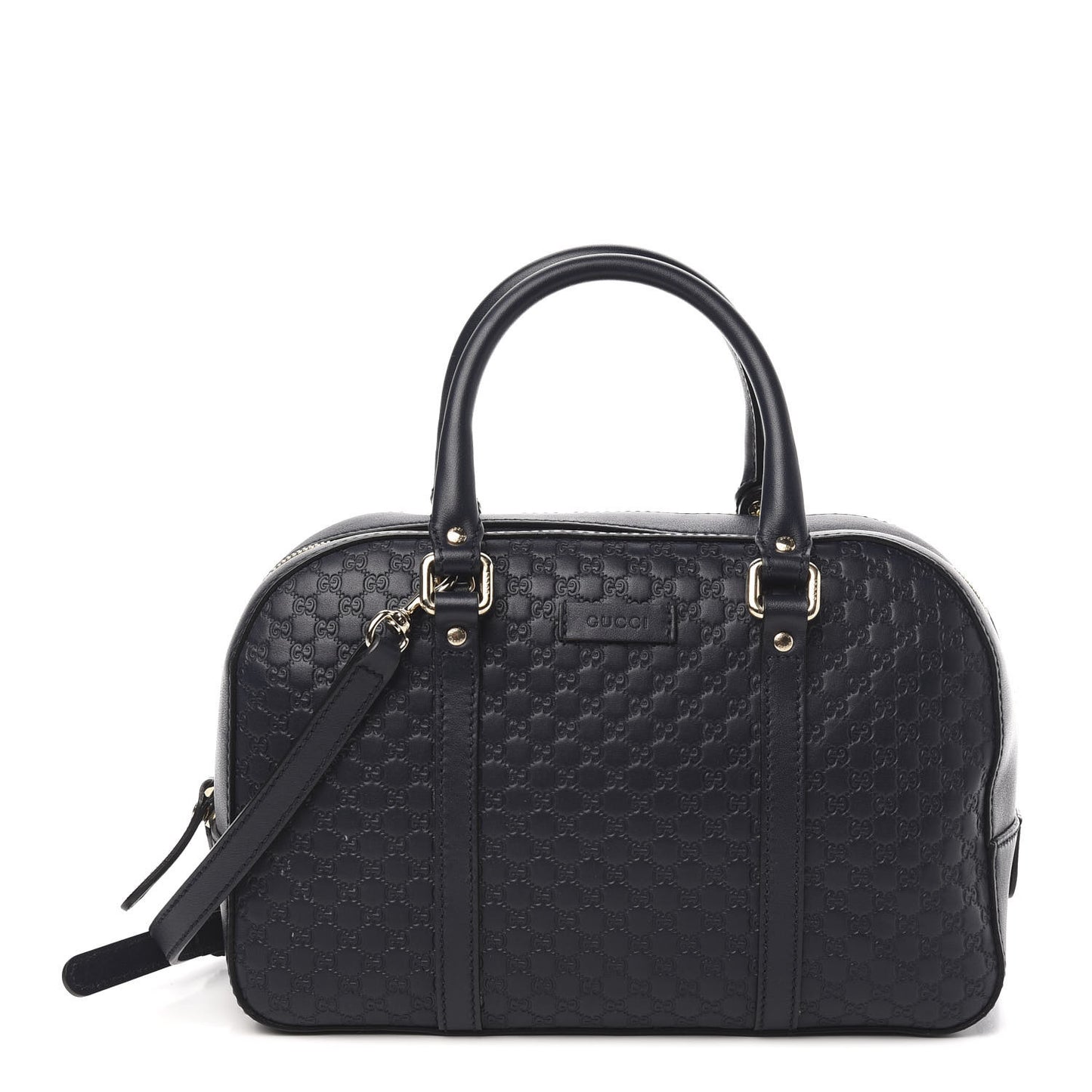 Microguccissima Medium Crossbody Bag Blue