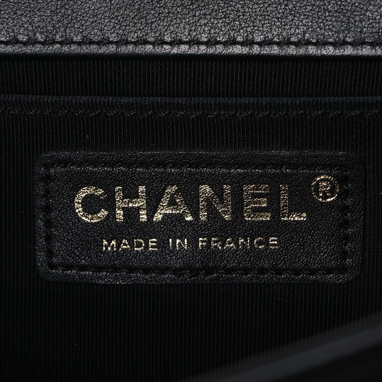 Lambskin Quilted Medium Boy Flap Black