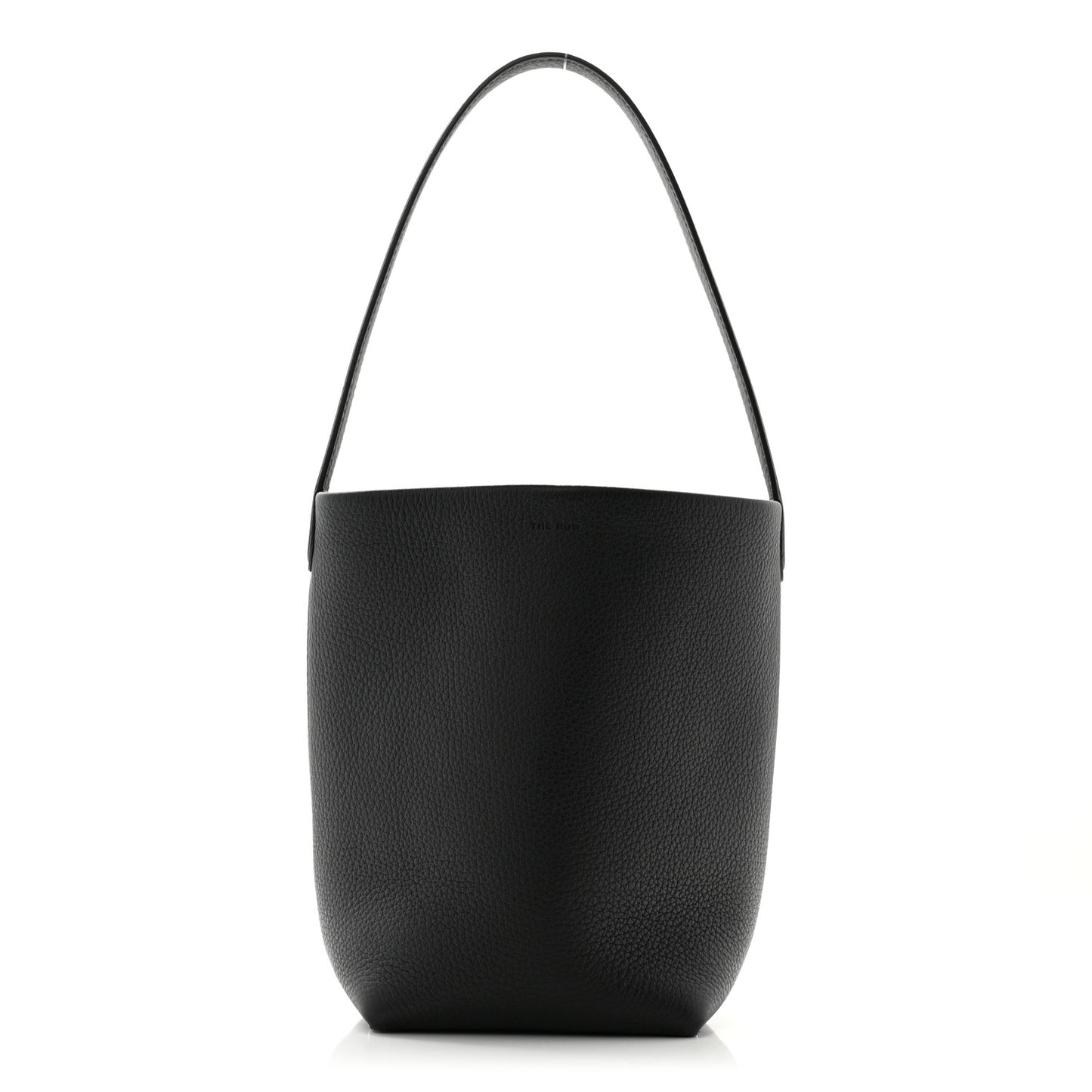 Grained Calfskin Small N/S Park Tote Black