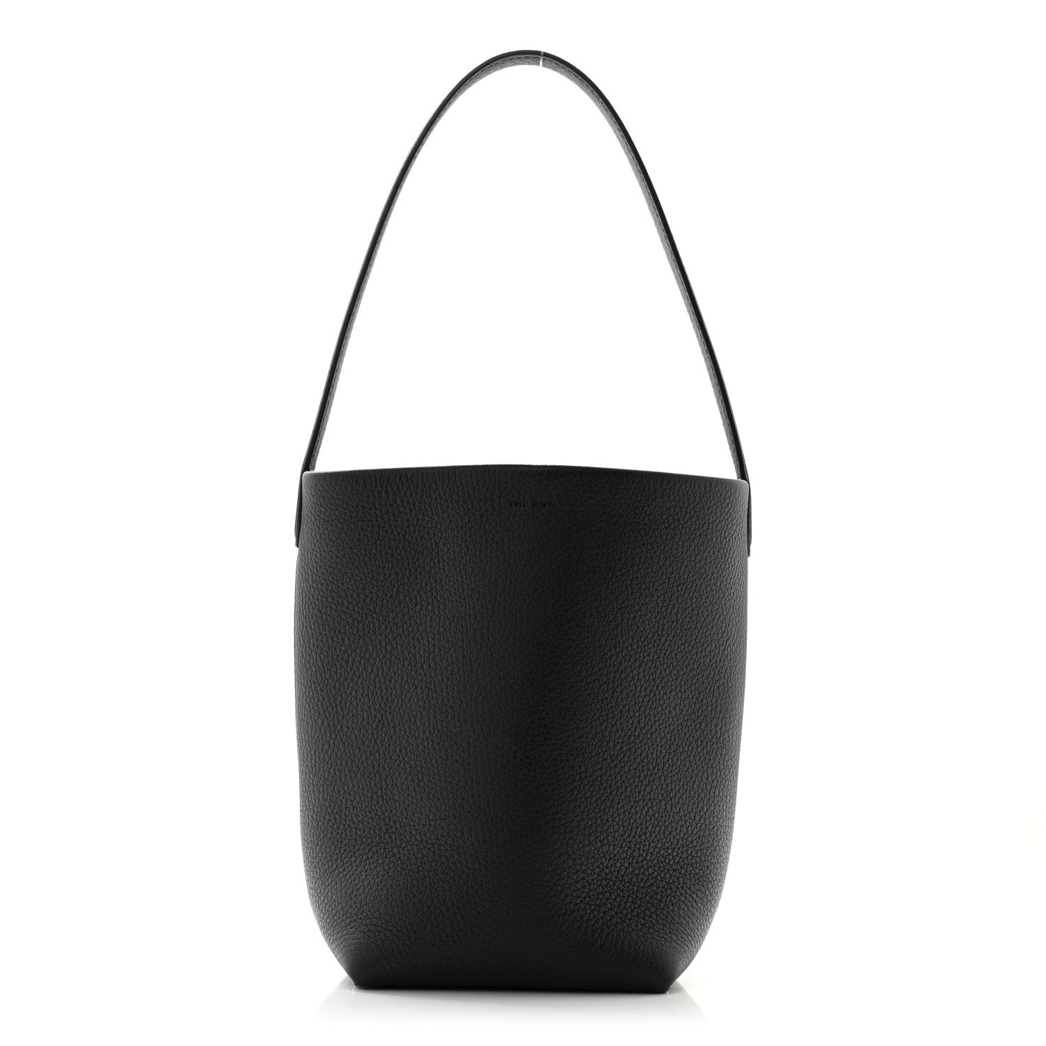 The Row Grained Calfskin Small N/S Park Tote Black 1 of 9