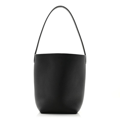 The Row Grained Calfskin Small N/S Park Tote Black 1 of 9
