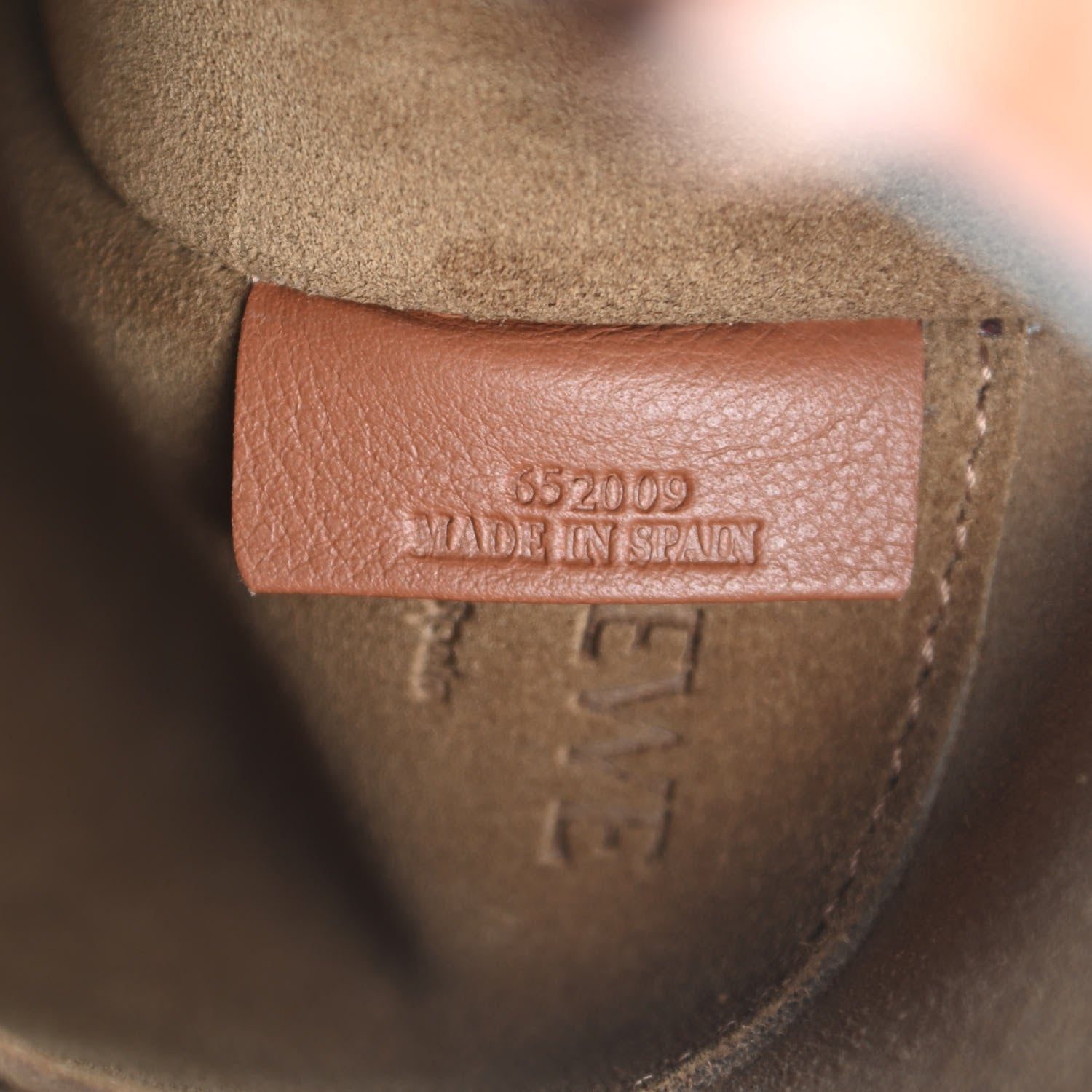 Loewe Calfskin Raffia Gate Bucket Bag Tan 7 of 10