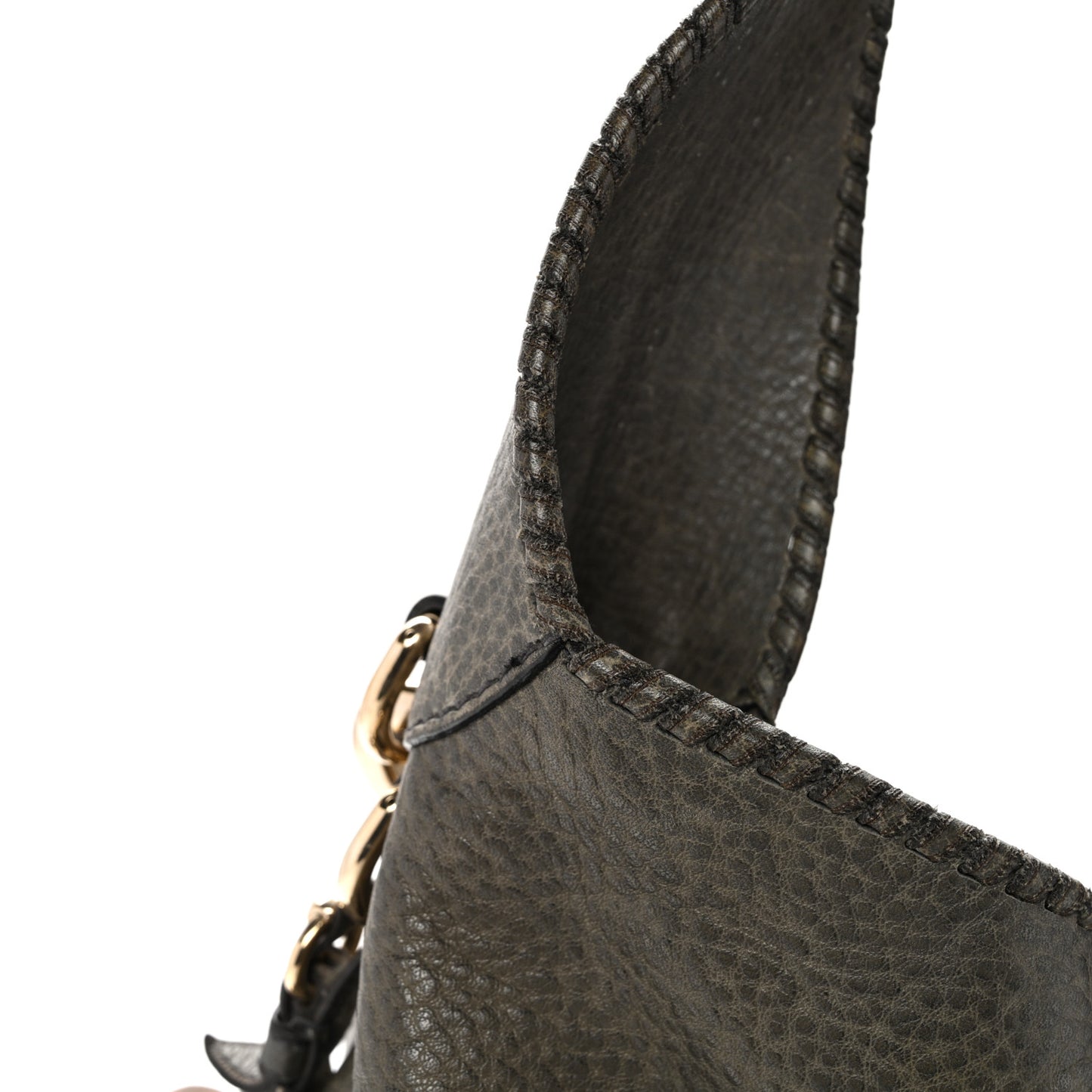 Calfskin Large New Jackie Shoulder Bag Military