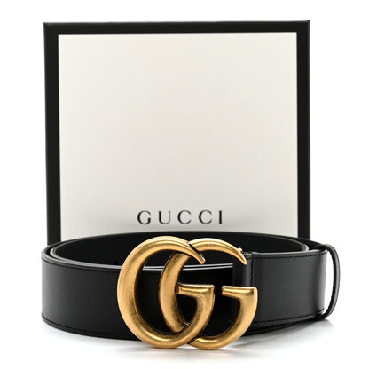 Gucci Calfskin Double G 40mm Belt 90 36 Black 7 of 7