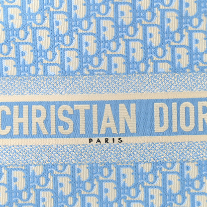 Christian Dior Oblique Medium Book Tote Light Blue 8 of 10