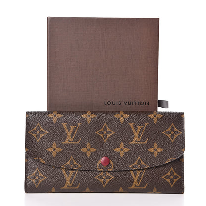 Louis Vuitton Monogram Emilie Wallet Fuchsia 7 of 7