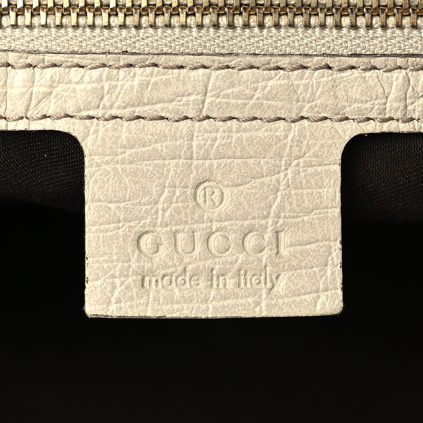 Monogram Medium Horsebit Chain Hobo Off White