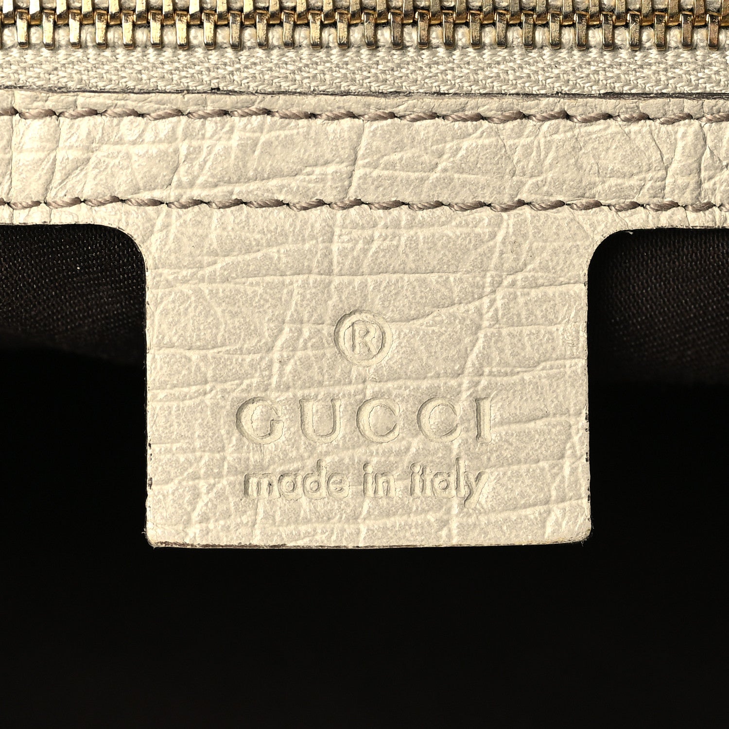 Gucci Monogram Medium Horsebit Chain Hobo Off White 6 of 11