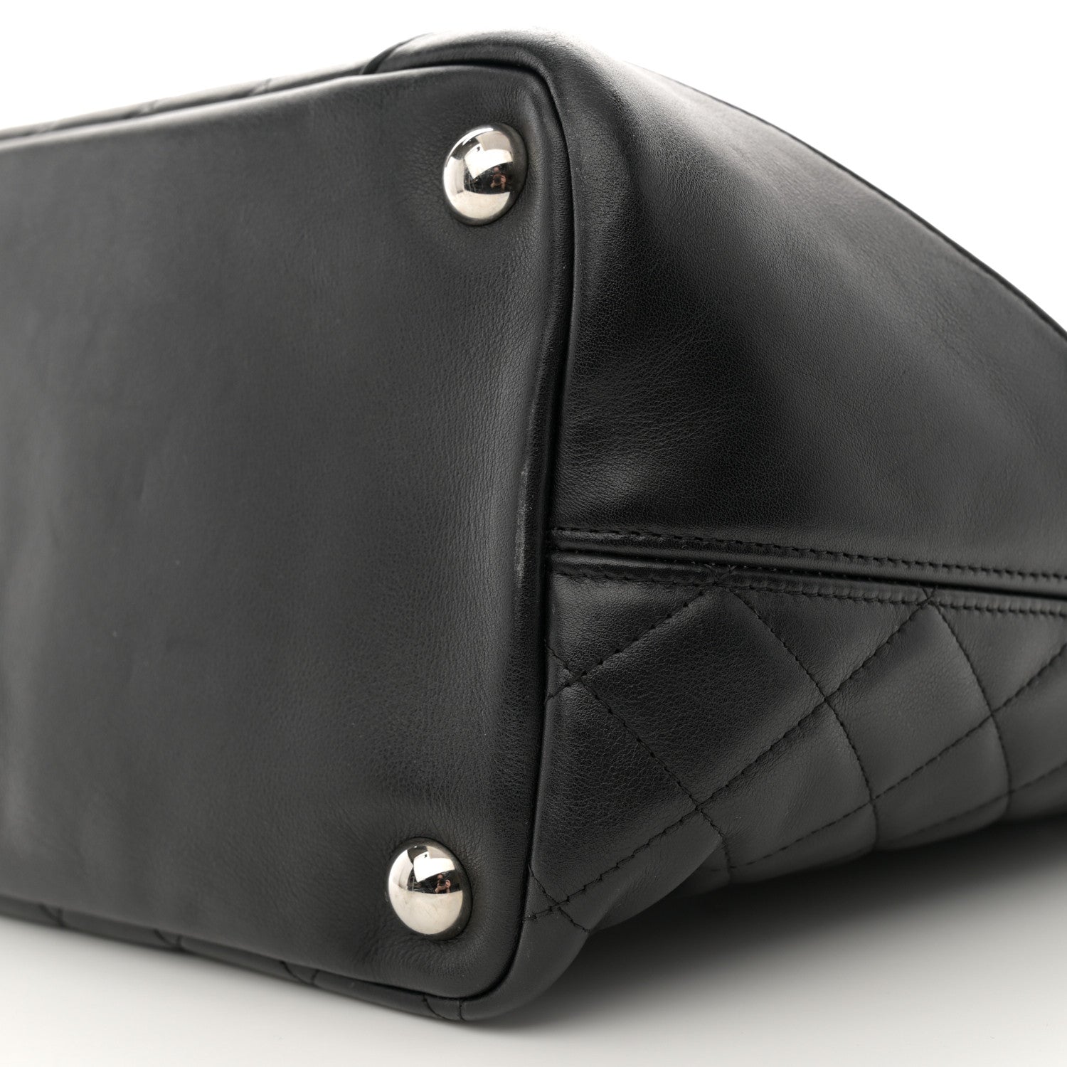 Chanel Calfskin Quilted Large Cambon Tote Black 11 of 13