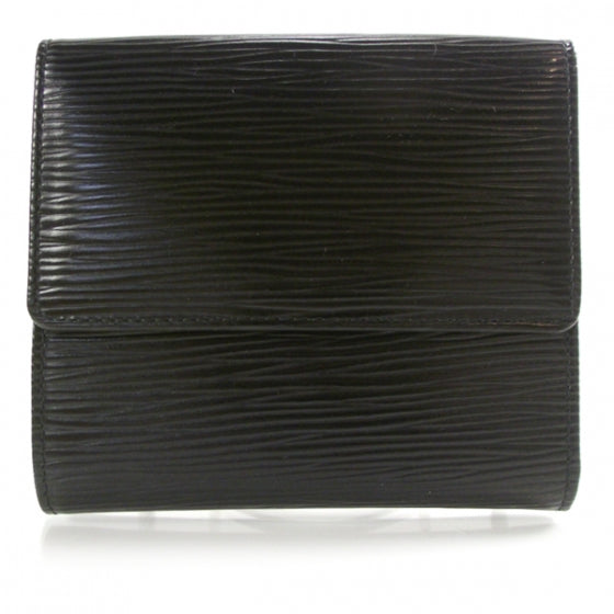 Louis Vuitton Epi Porte-Monnaie Wallet Noir 2 of 8