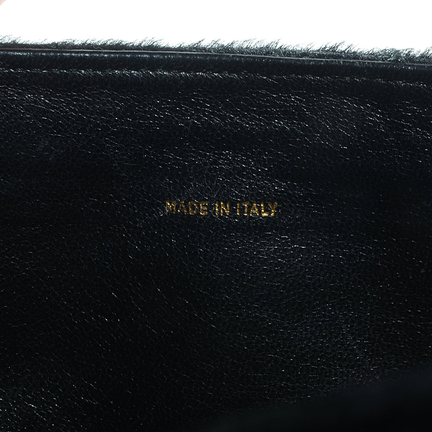 Chanel Pony Hair Velvet Chocolate Bar Flap Black 7 of 9