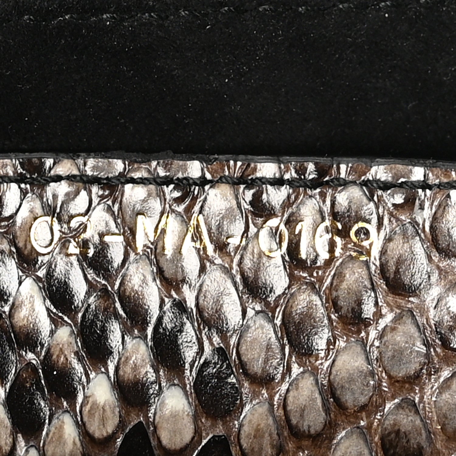 Christian Dior Snakeskin Saddle Bag Brown 7 of 11