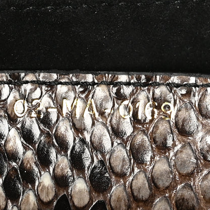 Christian Dior Snakeskin Saddle Bag Brown 7 of 11