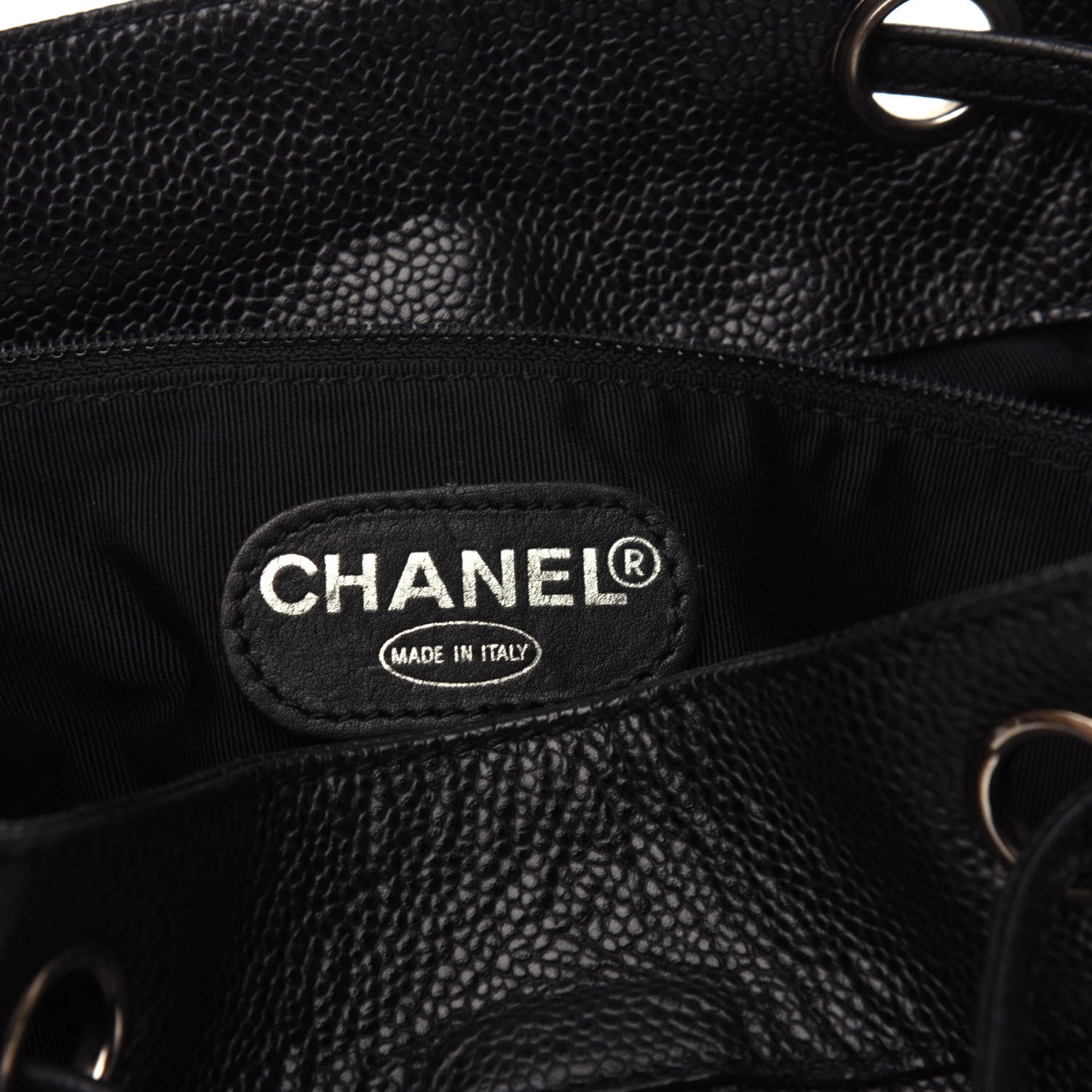 Chanel Caviar CC Backpack Black 3 of 8