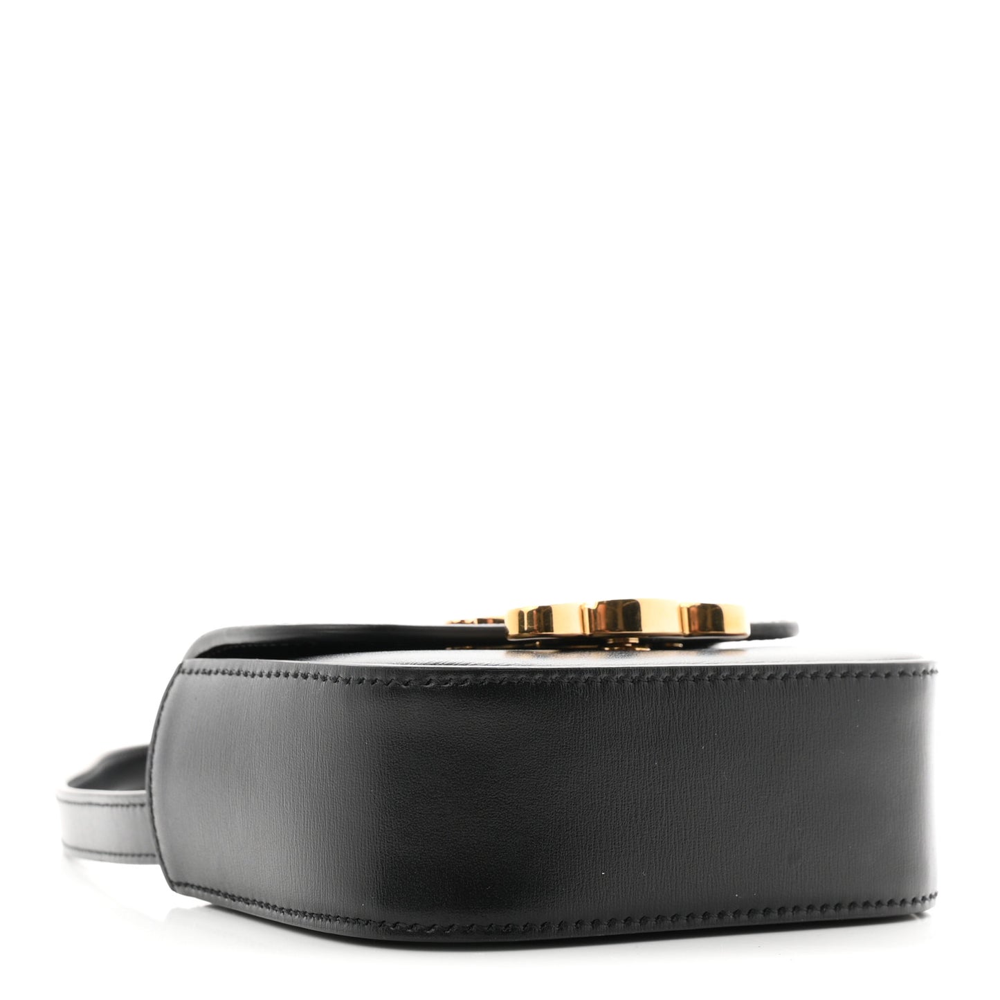 Shiny Calfskin Mini Claude Black