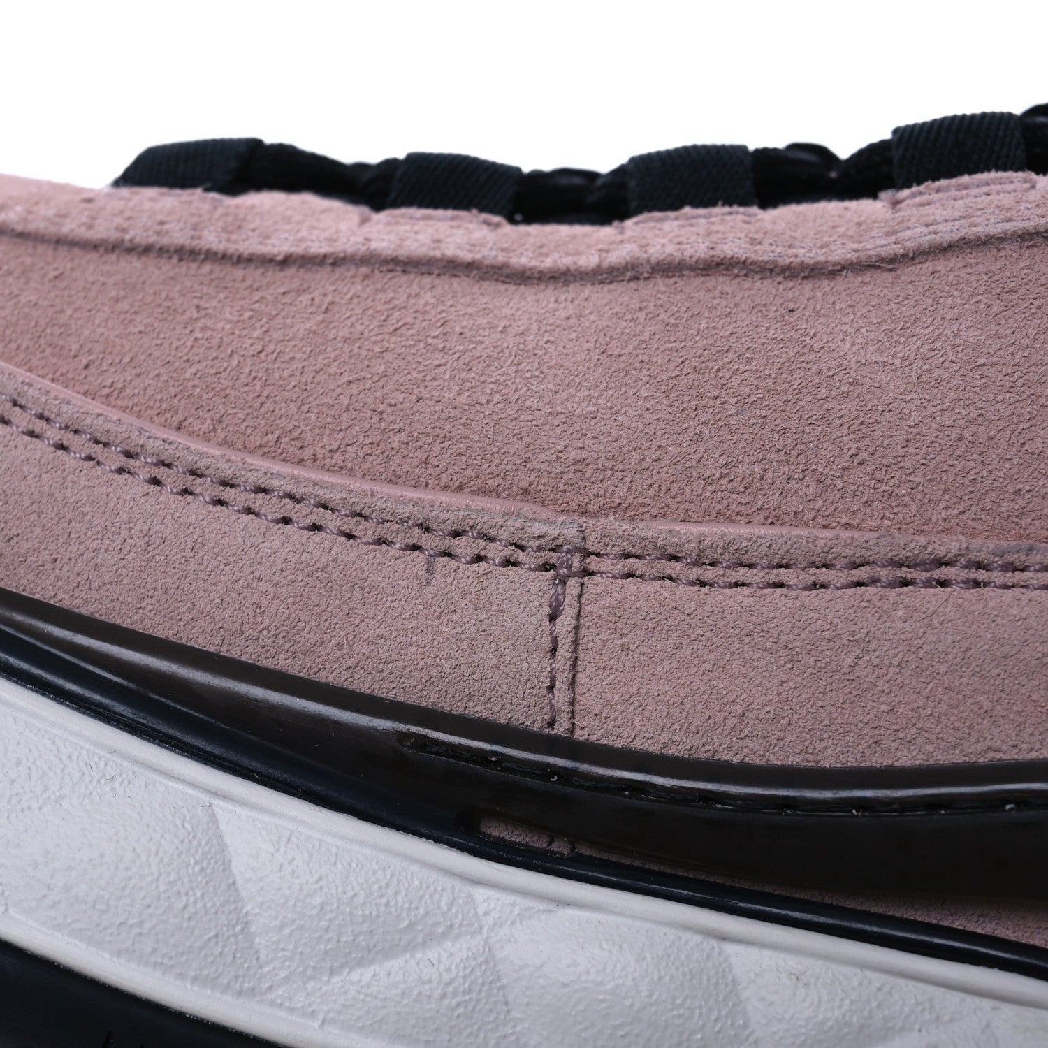 Chanel Suede Calfskin Nylon Grosgrain CC Sneakers 39.5 Light Pink 12 of 13
