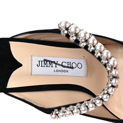 Jimmy Choo Suede Bing 65 Pumps 38 Black 10 of 13