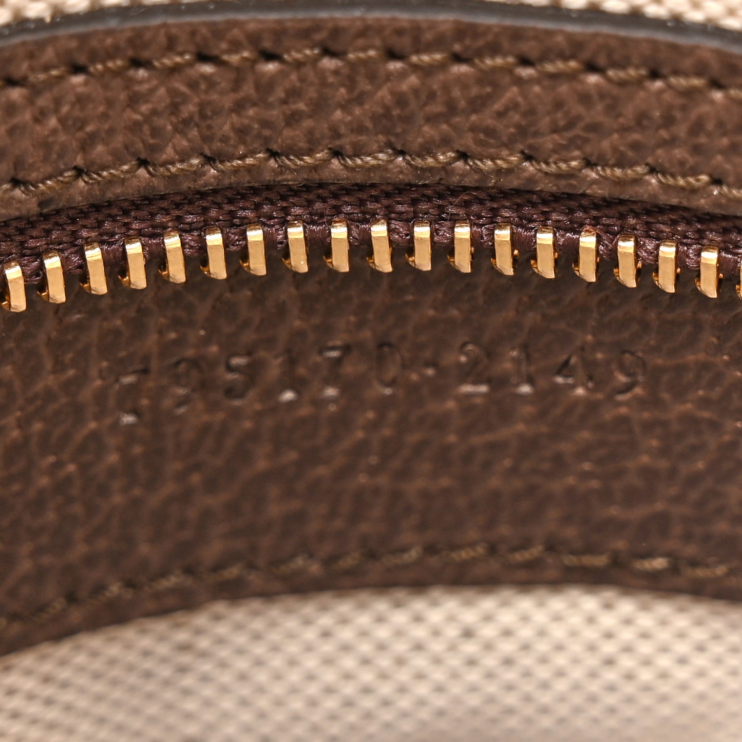 GG Supreme Monogram Textured Calfskin Web Super Mini Ophidia Shoulder Bag Beige Ebony New Acero