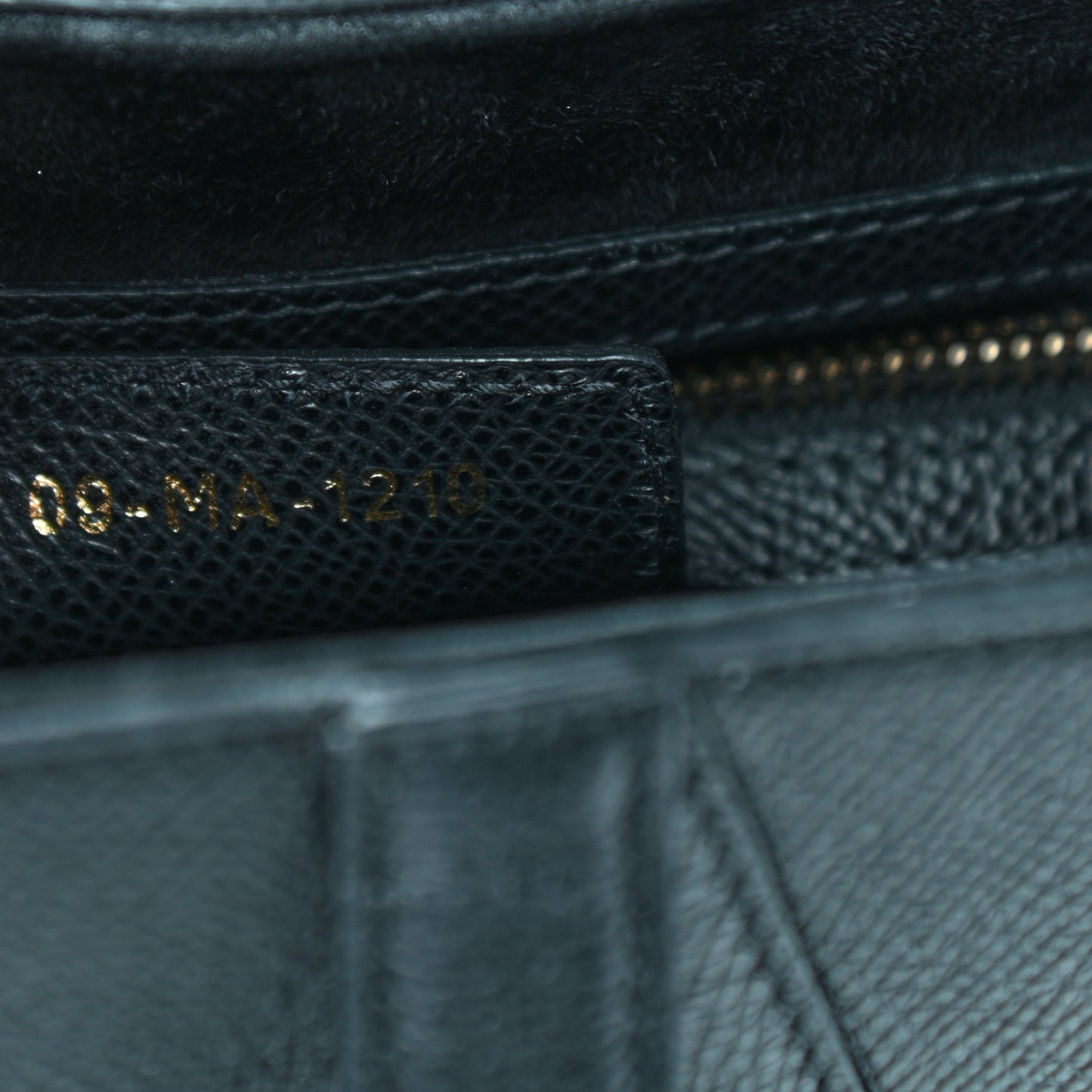Grained Calfskin Saddle Bag Black