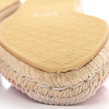 Gucci Guccissima Signature Espadrilles 41 Rose Baby Candy 10 of 13