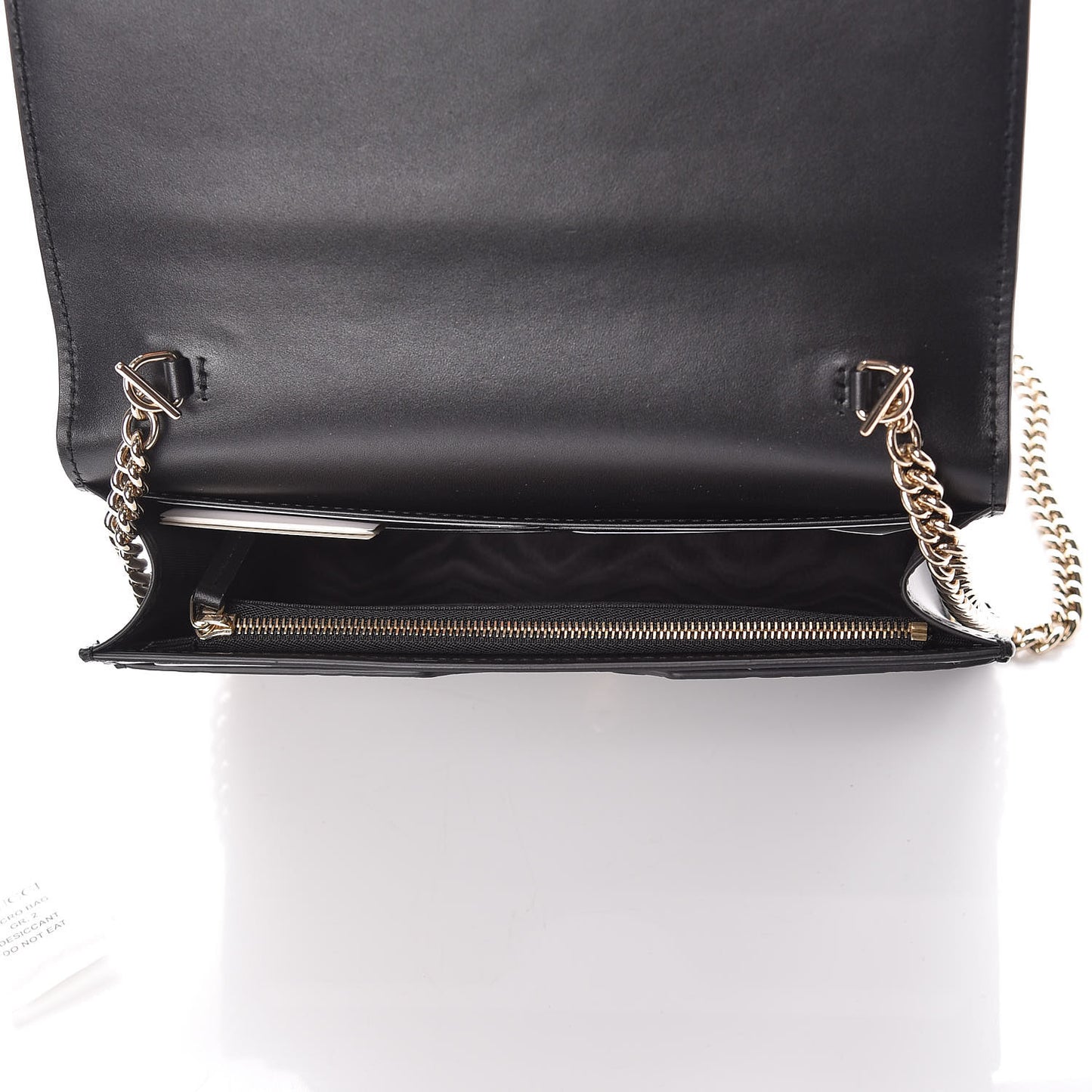 Guccissima Signature Bowy Chain Wallet Black