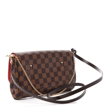 Louis Vuitton Damier Ebene Favorite MM 3 of 11