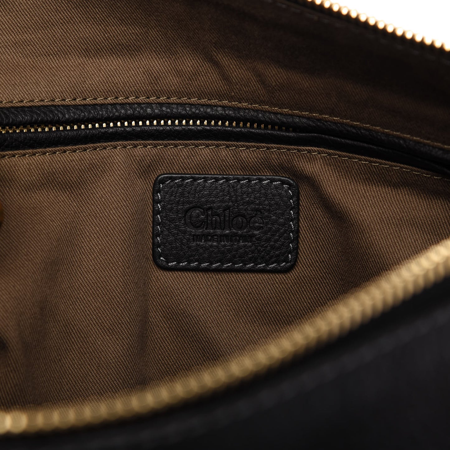Calfskin Large Marcie Satchel Black