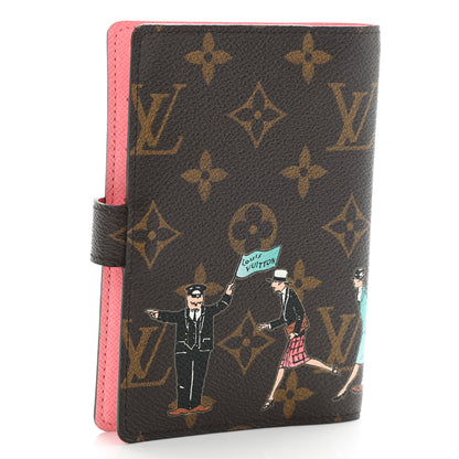 Louis Vuitton Monogram Illustre Small Ring Agenda Rose 3 of 9