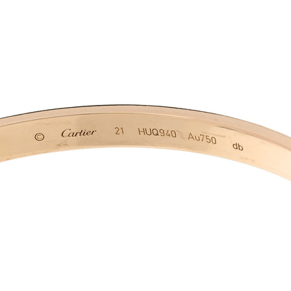 Cartier 18K Yellow Gold LOVE Bracelet 21 4 of 4