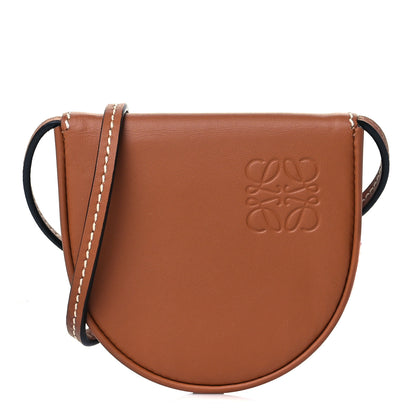 Loewe Soft Calfskin Mini Heel Pouch Tan 1 of 10